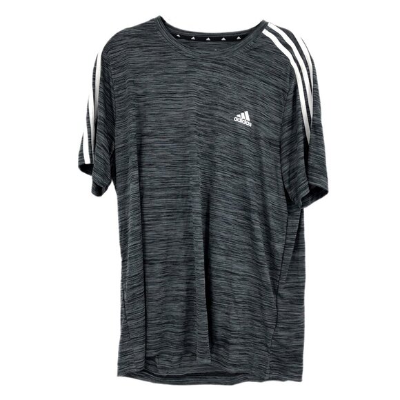 Adidas Gray and White Classic T-Shirt | Versatile for Any Occasion - Picture 1 of 6